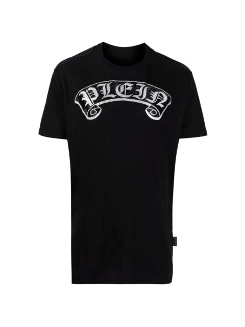 PHILIPP PLEIN embellished-logo T-shirt