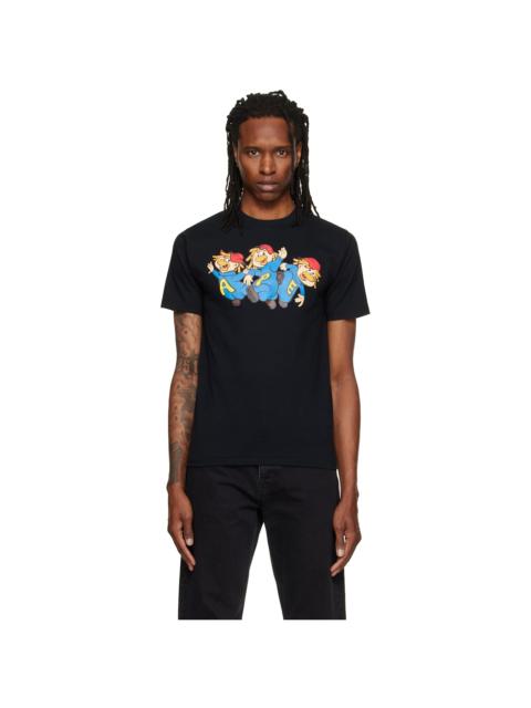 A BATHING APE® Black 'Chimpy Trio' T-shirt