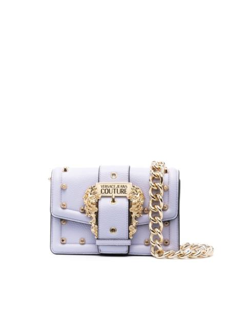 Couture-print shoulder bag