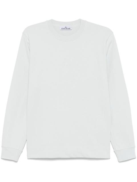 Stone Island logo-embroidered sweatshirt