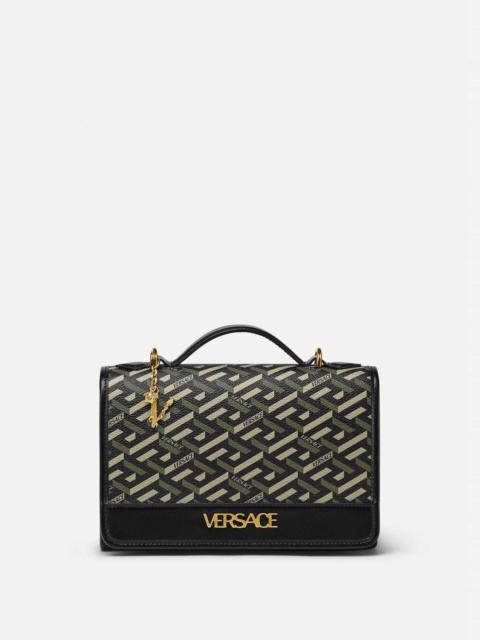 VERSACE La Greca Signature Shoulder Bag