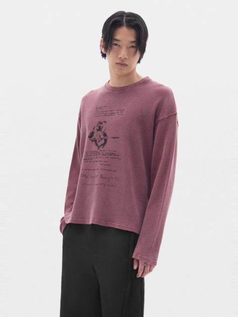 Ann Demeulemeester Emil ''Dear Diary'' Long Sleeve T-shirt