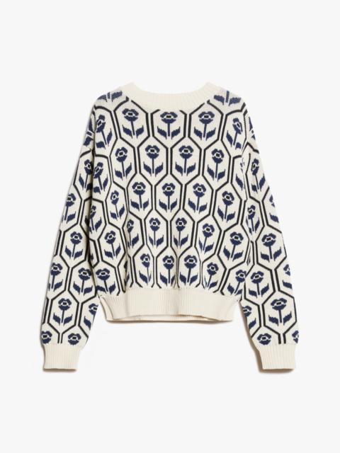 WEEKEND Max Mara ODEON Jacquard-knit cotton sweater