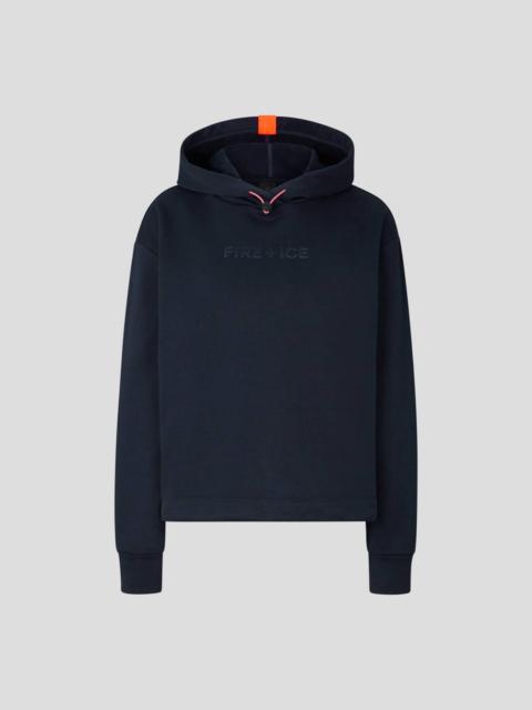 BOGNER DORTHY SWEATSHIRT HOODIE IN NAVY BLUE