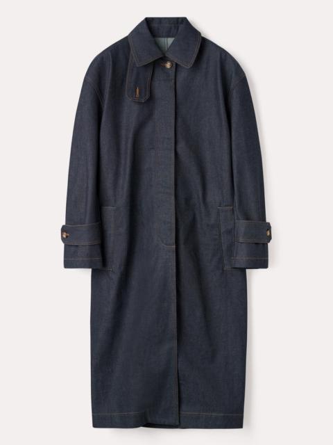 Totême Oversized denim car coat raw