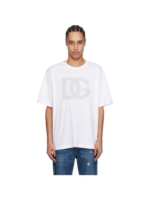 Dolce & Gabbana White DG Logo T-shirt