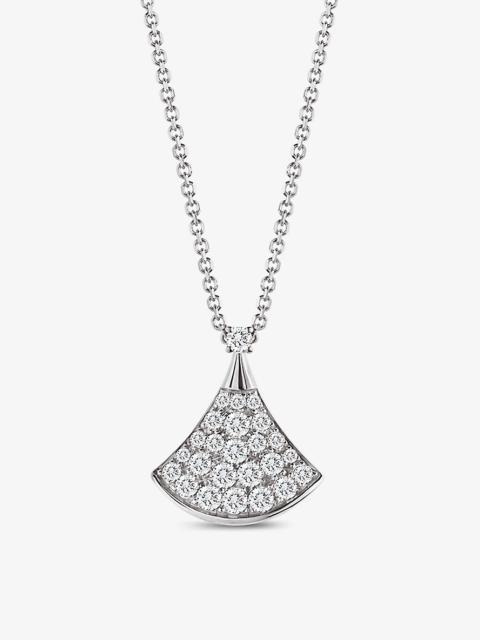 Divas' Dream 18ct white-gold and 0.47ct diamond necklace