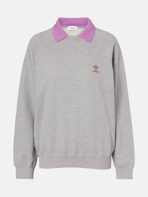 VERSACE Cotton jersey sweatshirt