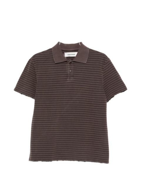 Tonywack striped polo shirt