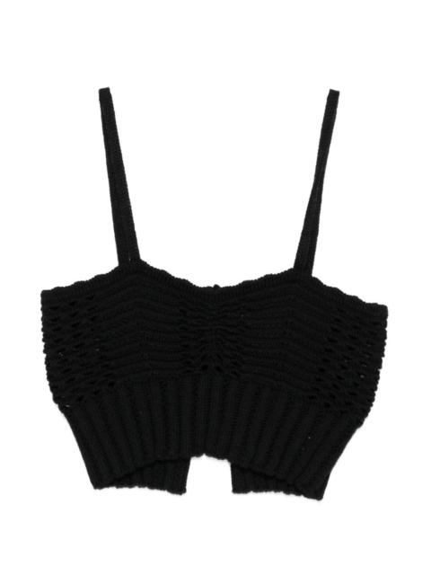 forte_forte knitted bralette top