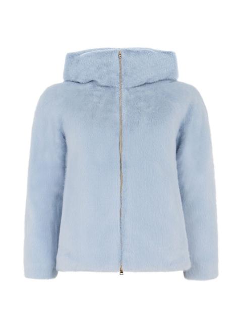 Herno faux-fur hooded jacket