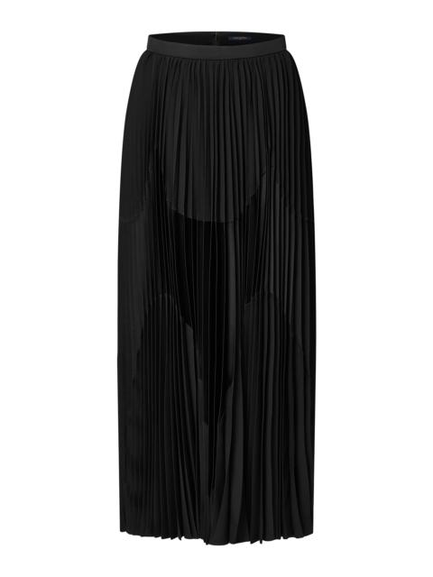 Louis Vuitton Abstract Insert Pleated Skirt