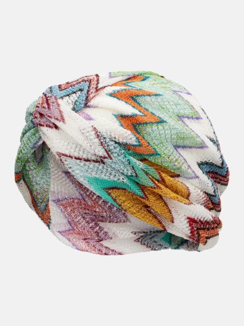 Missoni Zigzag lamé headband