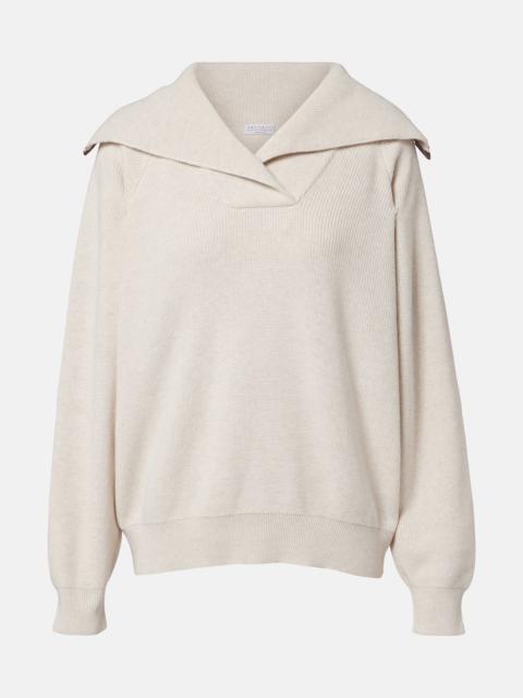 Brunello Cucinelli Monili cotton sweater