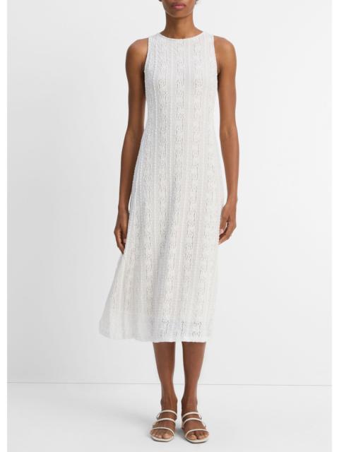 Vince Smocked Lace Dress