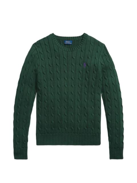 Polo Ralph Lauren cable-knit embroidered-logo sweater