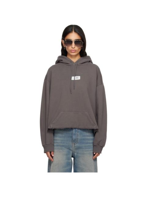 MM6 Maison Margiela Taupe Relaxed Hoodie