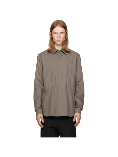 Rick Owens Gray Tower Fogpocket Overshirt