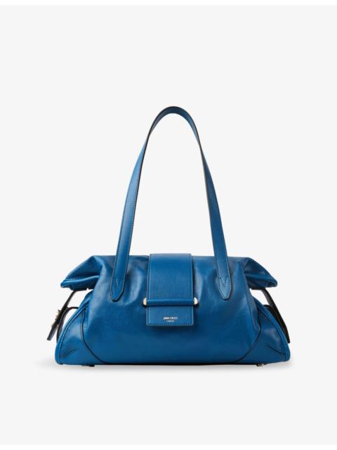 JIMMY CHOO Bar Holdall Biker Medium Leather Shoulder Bag