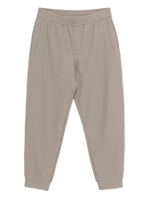 EMPORIO ARMANI logo-pattern track pants