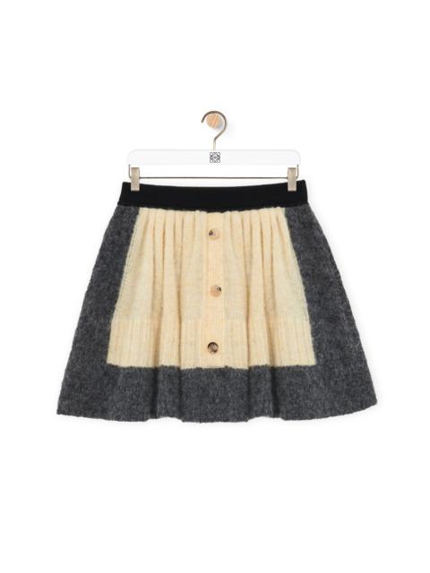 Skirt in wool