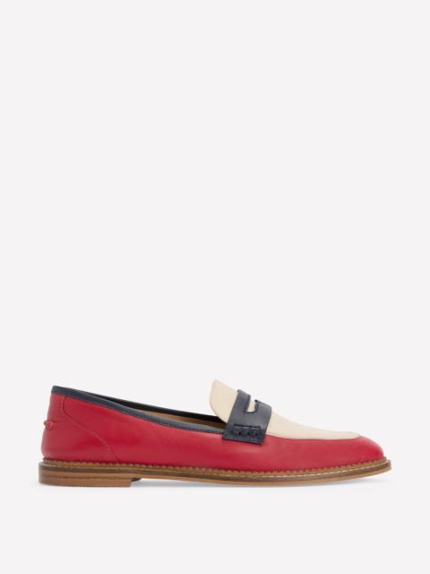 BODEN Nya Penny Loafers-Pillarbox Red/Navy