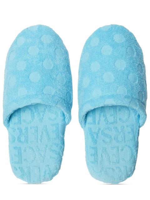 VERSACE Versace On Repeat bath slippers