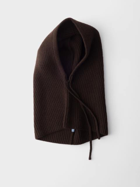 Prada Wool and cashmere knit hood