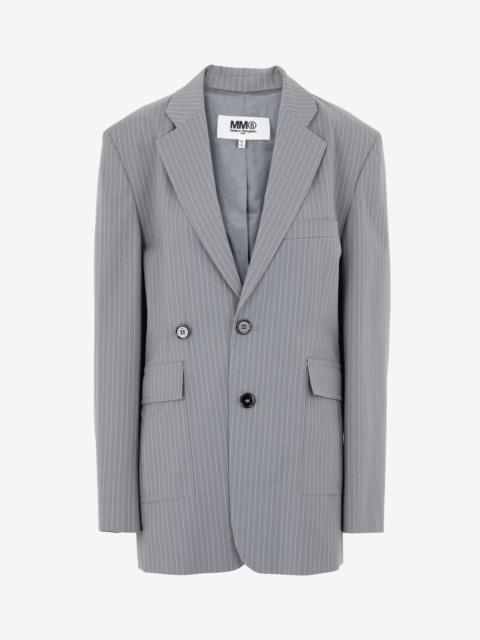 MM6 Maison Margiela Pinstriped blazer