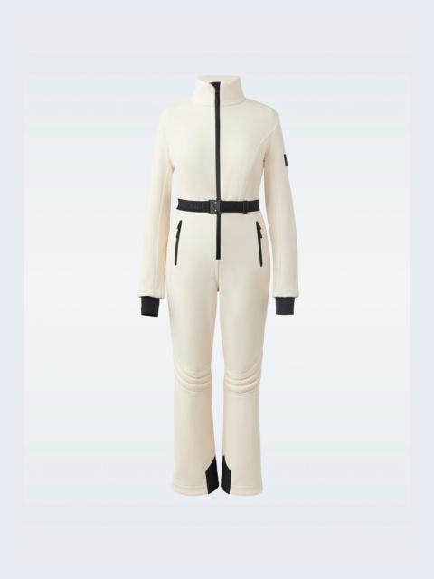 SHAWNA Techno fleece ski suit with articulated sleeves and knees