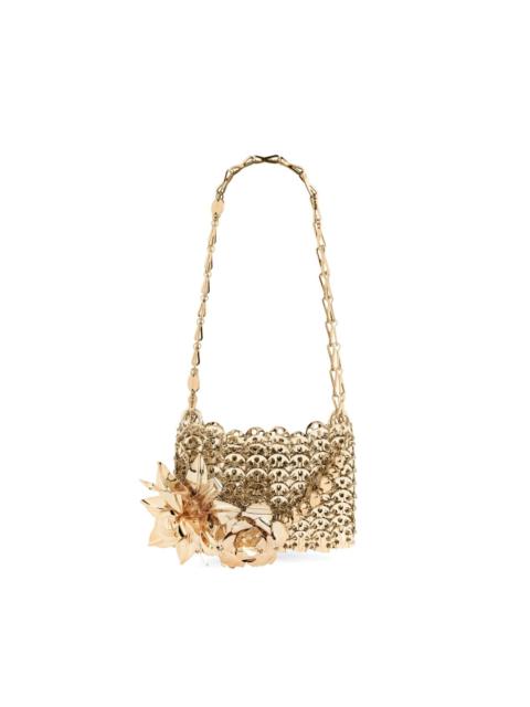 rabanne nano 1969 flower-appliqué shoulder bag