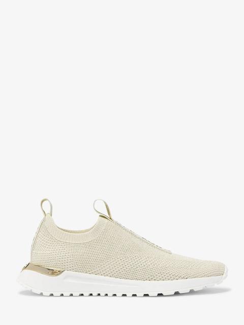 MICHAEL KORS Bodie Metallic Knit Slip-On Sneaker