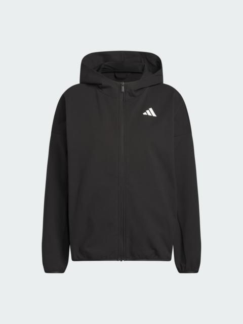 adidas ADIDAS CRAZY WARM FLEECE FULL ZIP HOODIE