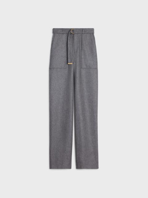 CELINE cargo pants in cashmere flannel