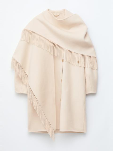 & Other Stories Fringed Shawl Wool Coat