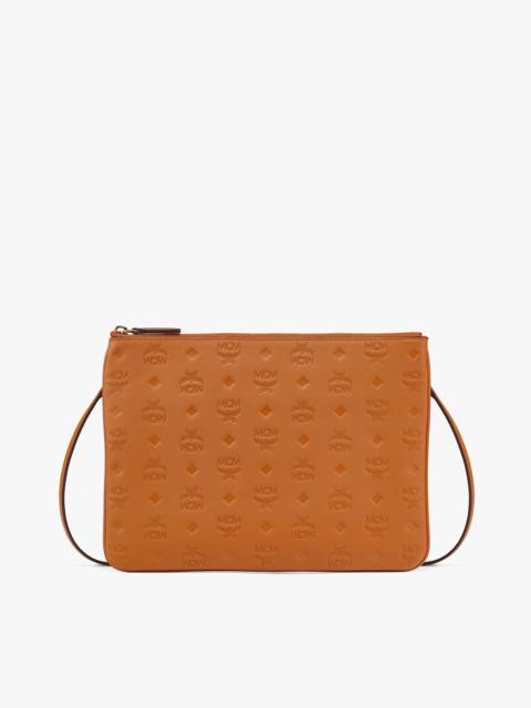 MCM Aren Crossbody Pouch in Monogram Leather
