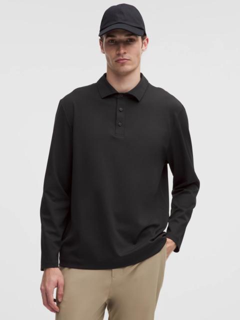 lululemon Relaxed-Fit Long-Sleeve Golf Polo Shirt