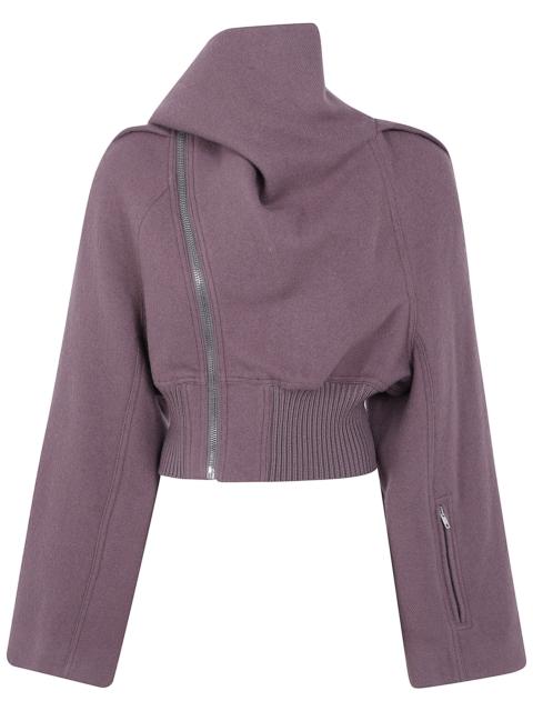Rick Owens Jacket Wool "Scarf Flight"