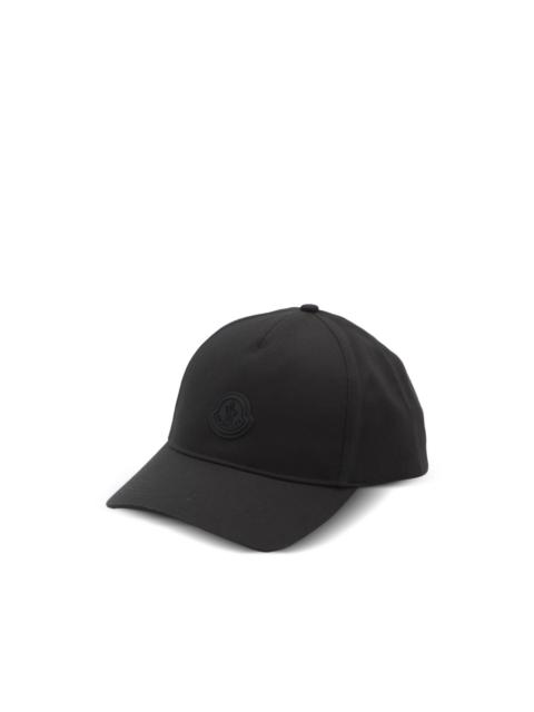 Moncler logo-patch cotton baseball cap