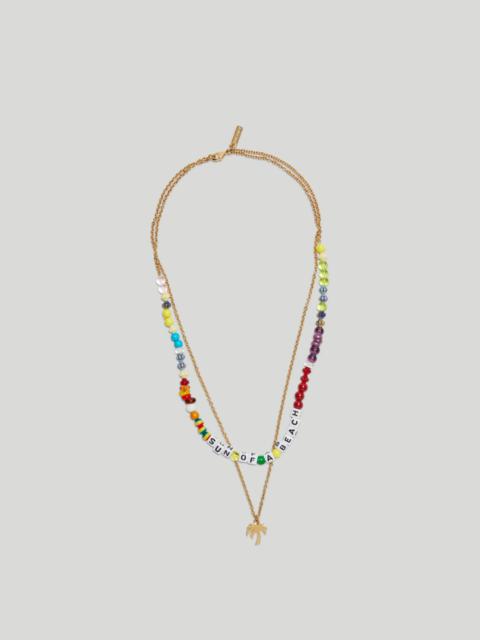 Palm Angels BEADS CHAIN NECKLACE