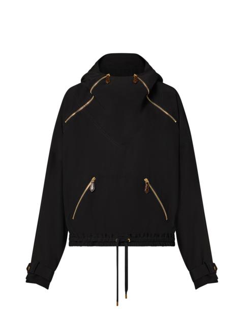 Louis Vuitton Kangaroo Pocket Silk Hooded Jacket