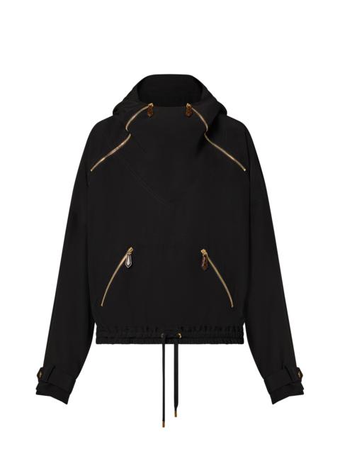 Louis Vuitton Kangaroo Pocket Silk Hooded Jacket