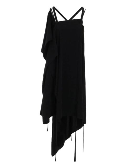 Yohji Yamamoto asymmetric draped dress