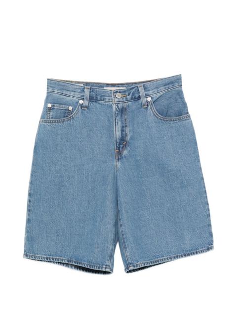 Levi's logo-patch denim shorts