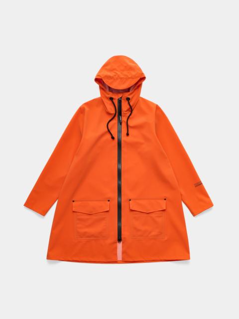Stutterheim Mosebacke Patch Raincoat Matte Pumpkin Pumpkin
