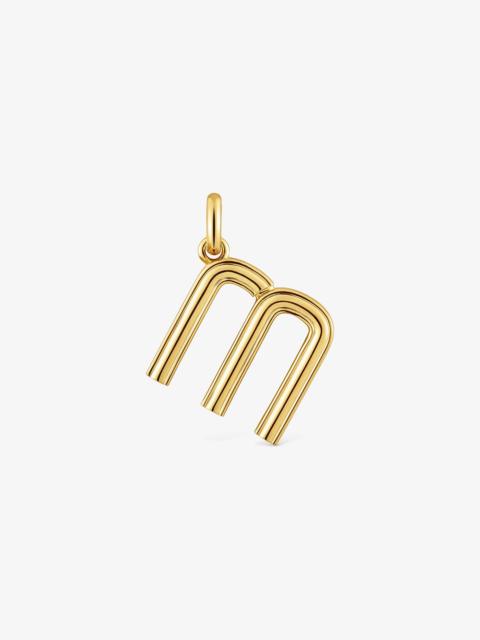 TOUS Medium 18K gold vermeil letter M Pendant TOUS Alphabet
