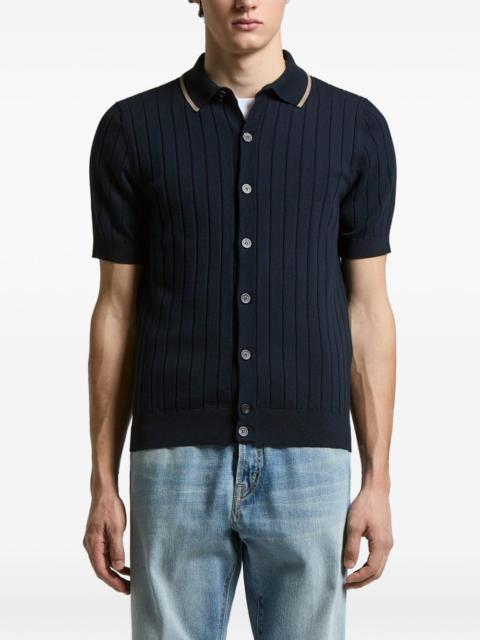 PESERICO ribbed-collared T-shirt