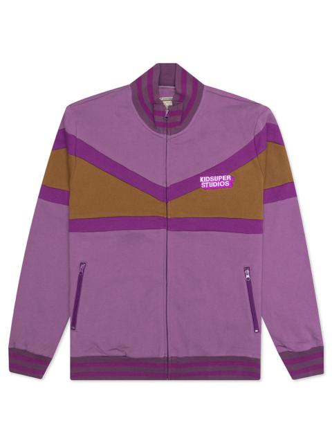 KidSuper K TRACKSUIT TOP - PURPLE