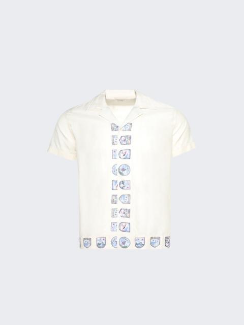 BODE Ski Season Short Sleeve Shirt Ecru