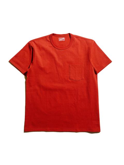 The Real McCoys MC22006 Pocket Tee Cherry